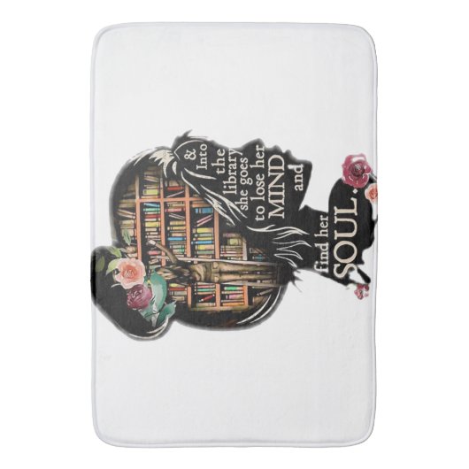 In de bibliotheek gaat ze badmat (Voorkant Verticaal)