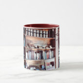 In de bibliotheek mok (Midden)