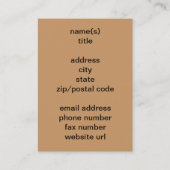 In de bibliotheek visitekaartje (Achterkant)