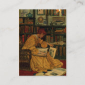 In de bibliotheek visitekaartje (Voorkant)