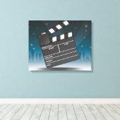 In de bioscoop canvas afdruk (Insitu (Houten vloer))