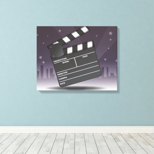 In de bioscoop canvas afdruk (Insitu (Houten vloer))