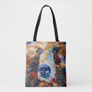 In de blik van de beer tote bag