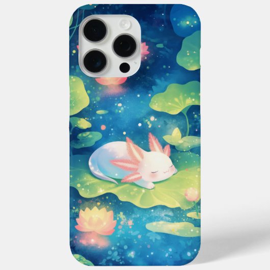 In de Bloemen Vijver Axolotl Zoete Ontsnapping Case-Mate iPhone Case (Achterkant)