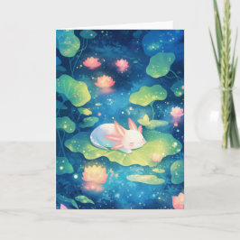 In de Bloemen Vijver Axolotl Zoete Ontsnapping Kaart