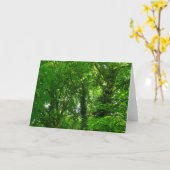In de bomen kaart (Gele Bloem)