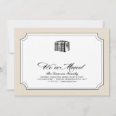 in de boomstam {wij hebben bewogen} aankondiging (Voorkant)