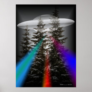 IN DE BOSBOUW - UFO POSTER