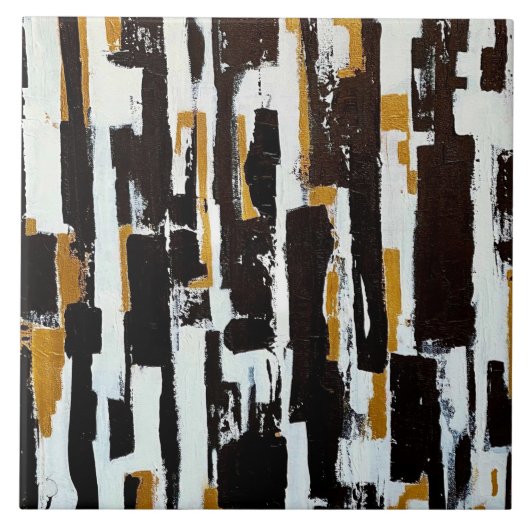 In de Bossen 6 x 6 keramische tegels Tegeltje (Voorkant)