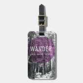 In de Bossen | Andere wijde en brede prijsopgave Bagagelabel (Voorkant verticaal)