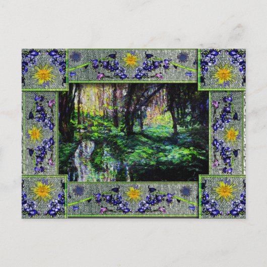 In de Bossen Briefkaart (Voorkant)