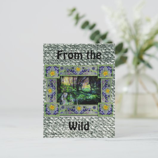 In de Bossen Briefkaart (Staand voorkant)