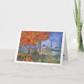 In de Bossen - Gevouwen Wenskaart Kaart (Voorkant)