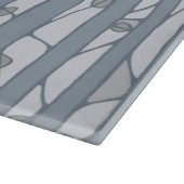 In de Bossen grijs glazen snijvlak groot Snijplank (Hoek)