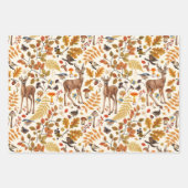 In de bossen/Herfstherten op gebroken wit Inpakpapier Vel (Voorkant 2)