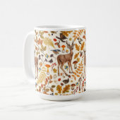 In de bossen/Herfstherten op gebroken wit Koffiemok (Voorkant links)