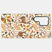 In de bossen/Herfstherten op gebroken wit Samsung Galaxy Hoesje (Achterkant horizontaal)