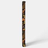 In de bossen / Herfstherten op zwart Samsung Galaxy Hoesje (Linkerkant)