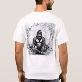 In De Bossen Ik ga T-shirt "Sasquatch" (Achterkant)