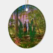 In de bossen keramisch ornament (Links)