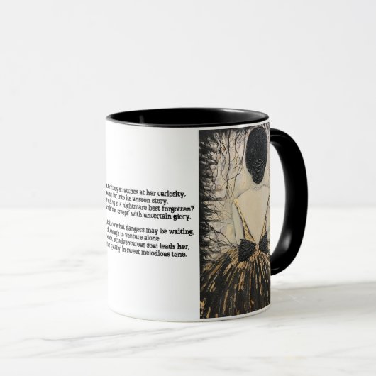 IN DE BOSSEN, kunst en poëzie - Mok (Voorkant rechts)