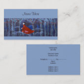 In de Bossen met dierlijk kruid. Visitekaartje (Voorkant / Achterkant)