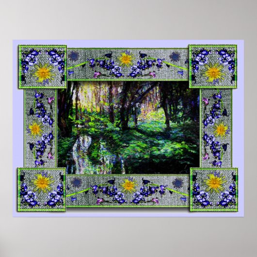 In de Bossen Poster (Voorkant)