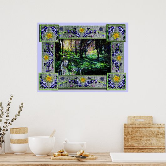 In de Bossen Poster (Keuken)