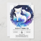 In de Bossen Red Fox Verjaardag Kaart (Voorkant)