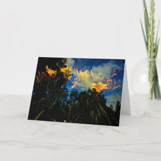 in de bossen van de nachtkaart kaart