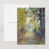 In de Bossen van Renoir, de Franse impressionistis Briefkaart (Voorkant / Achterkant)