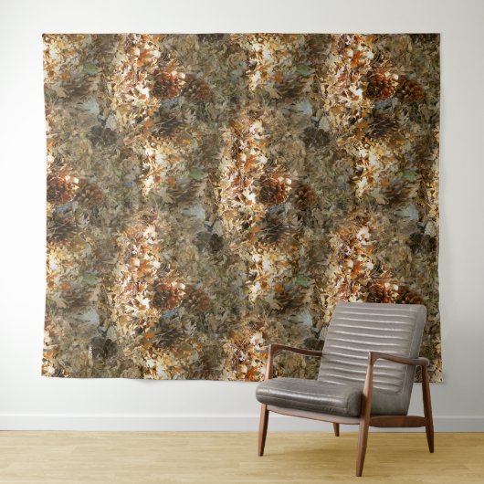 In de bossen..... wandkleed (In Situ (horizontaal))