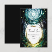 In de Bossen Woodland Baby shower Bedankkaart (Voorkant / Achterkant)