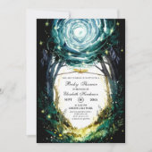 In de Bossen Woodland Baby shower Kaart (Voorkant)