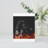 In de brand briefkaart (Staand voorkant)