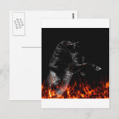 In de brand briefkaart (Voorkant / Achterkant)