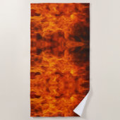 In de brand strandlaken (Voorkant)