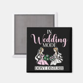 In de bruiloftsmodus niet storen bruid magneet (Voorkant / Achterkant)