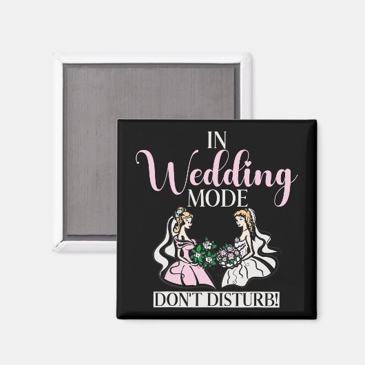 In de bruiloftsmodus niet storen bruid magneet (Voorkant / Achterkant)