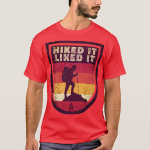 In de buitenlucht verhikde het van een wandelaar5 t-shirt