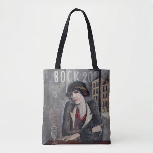 In de buitenwijken van de  afbeelding van Parijs Tote Bag (Voorkant)