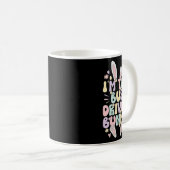 In de buschauffeur Paashaas Bus Rijden Pasen Koffiemok (Voorkant rechts)