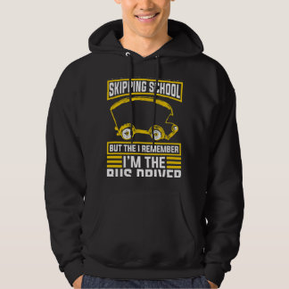 In de buschauffeur voor schoolbuschauffeur hoodie