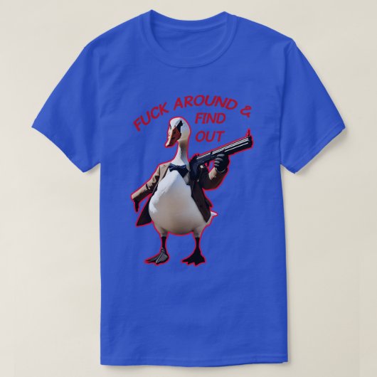 In de buurt Ontdek Gekke gans T-shirt (Design voorkant)
