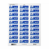 In de buurt van Sky High Altitude Airplane Contrai Etiket (Full Sheet)