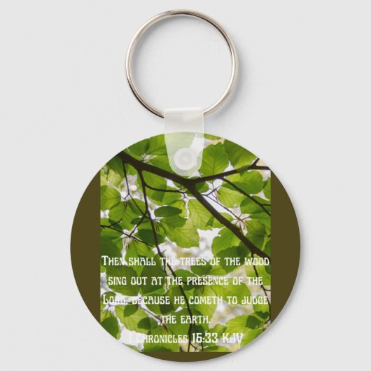 in de cadeaus van de Heer zingen Sleutelhanger (Voorkant)