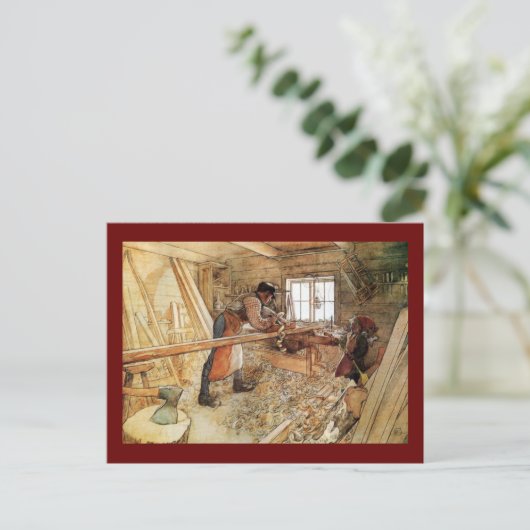 In de Carpenter-winkel Briefkaart (Staand voorkant)