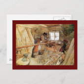 In de Carpenter-winkel Briefkaart (Voorkant / Achterkant)