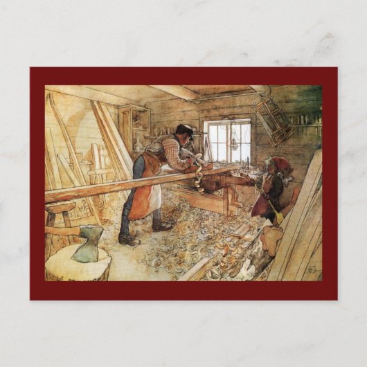 In de Carpenter-winkel Briefkaart (Voorkant)