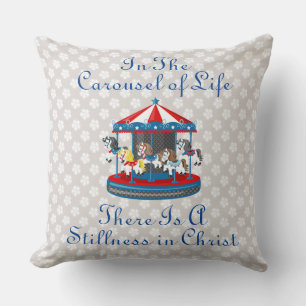 In de carrousel van Life Beige Eyelet Pillow Kussen